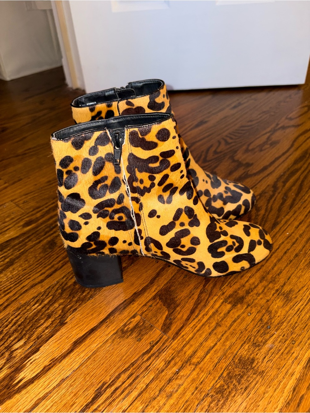 Urban Outfitters Leopard Cheetah Print Ankle Booties - Women's